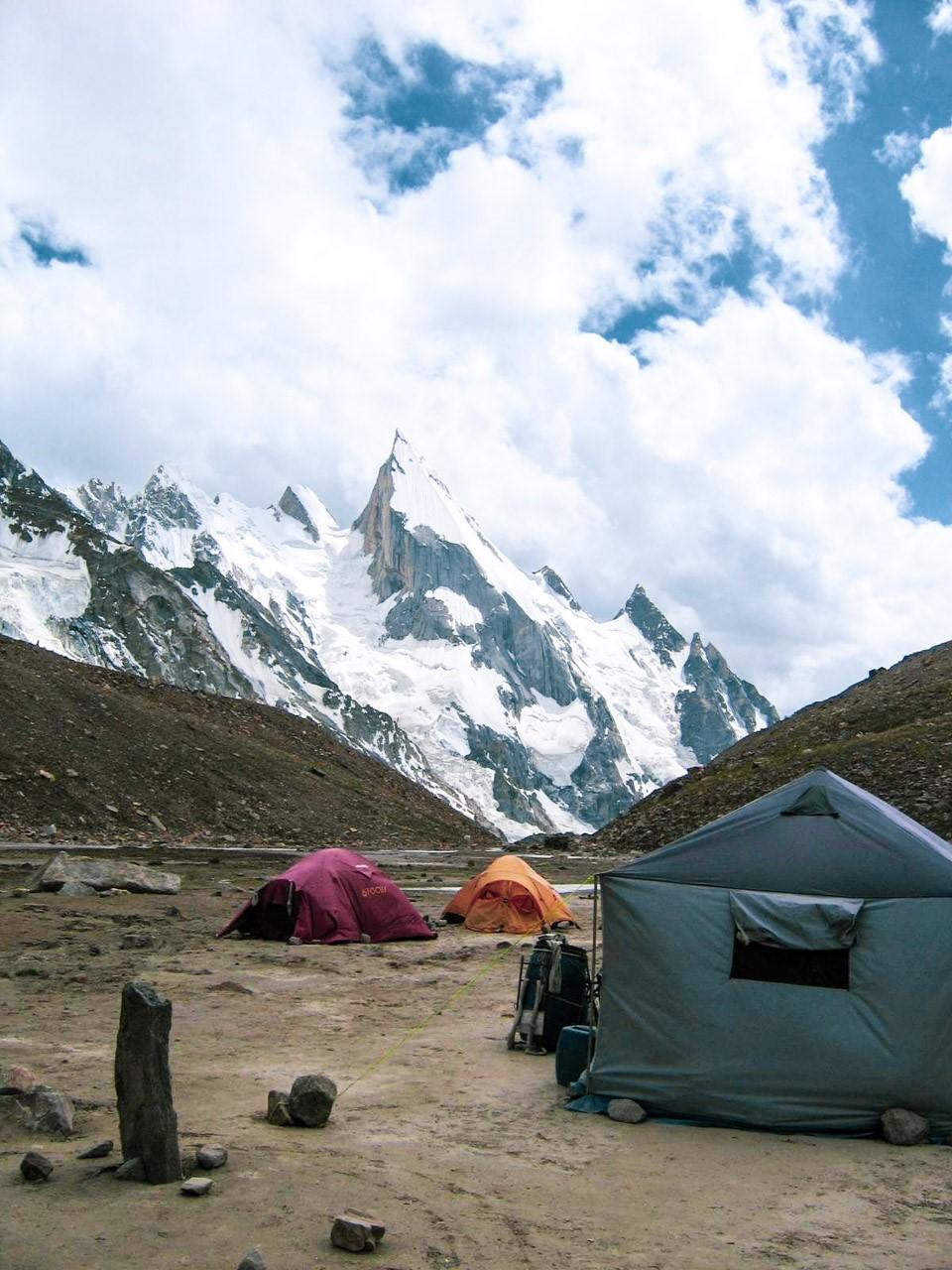 The peaceful Hushe Valley surrounded by glorious peaks