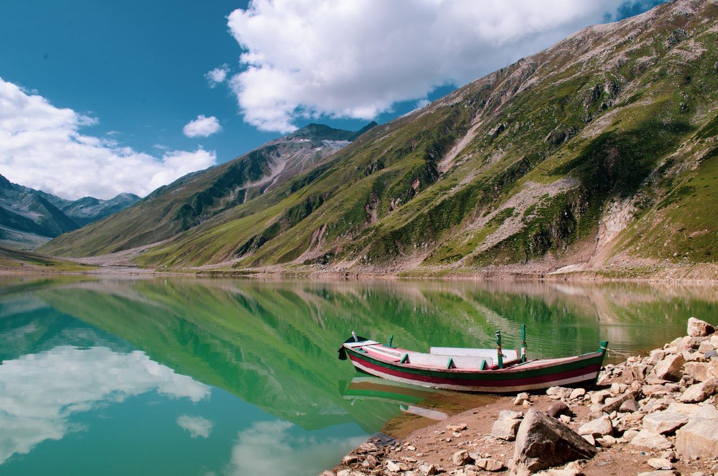 boat rides on the crystal-clear waters of the lake
