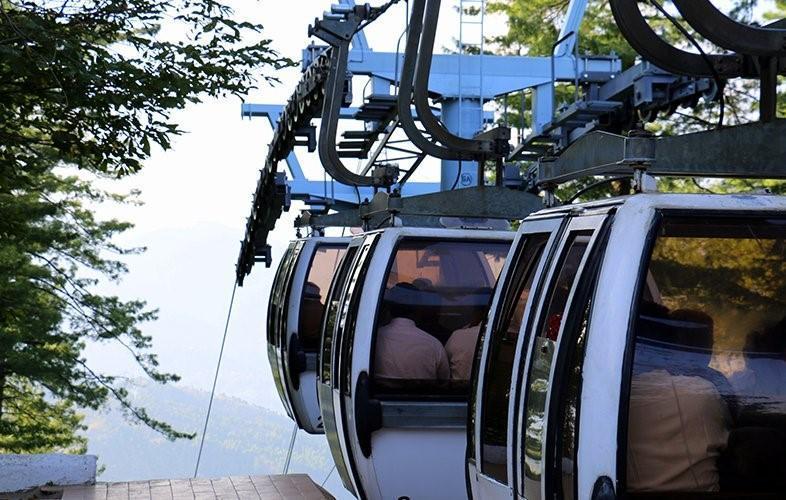 Astonishing vistas of Galyat region from the cable car