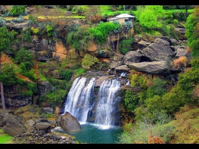 Natural beauty and tranquillity of Narar waterfall, Panjper